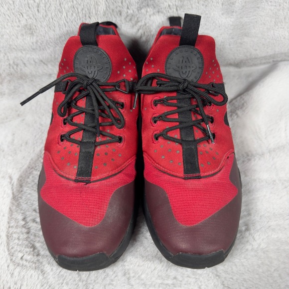 Nike Air AUTHENTICATED Huarache Mens Size 10.5 Gym Red Black Sneaker 806807-600 - Picture 5 of 10